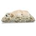 East Urban Home Ambesonne Beige Pet Bed, Wild Distressed Lilies Floral Background Blooming Petals Bouquet Nature Theme | Wayfair