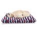 East Urban Home Ambesonne Crabs Pet Bed, Nautical Maritime Theme Crabs On Striped Background Illustration Print | 24 H x 39 W x 5 D in | Wayfair