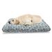 East Urban Home Ambesonne Damask Pet Bed, Damask Toned Floral Sprigs Baroque Feature Patterns Complex Detailed Motifs Image | Wayfair