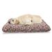 East Urban Home Ambesonne Mushroom Pet Bed, Amanita Mushrooms Pattern w/ Polka Dotted Backdrop Cartoon Toadstool | 24 H x 39 W x 5 D in | Wayfair