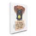 Stupell Industries Dog Humor If Chewing Things Is Wrong Boxer Quote by Danny Gordan - Graphic Art Print Canvas in White | Wayfair ab-630_cn_36x48