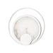 Hudson Valley Lighting Coil 1 - Light Dimmable Flush Mount Glass/Metal in Gray | 12.75 H x 12.25 W x 1.75 D in | Wayfair 1560-PN