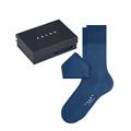 FALKE Men's Airport Gift Box M SO Socks, Blue (Sapphire 6055), UK 7-8 (EU 41-42 Ι US 8-9) (Pack of 2)