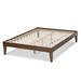 Latitude Run® Platform Bed Wood in Brown | 14 H x 55 W x 76 D in | Wayfair 463473BD62E7440D83B919372B7471E5