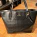 Kate Spade Bags | Large Black Leather Kate Spade Tote Purse | Color: Black | Size: Os