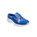 Women's The Traveltime Mule by Easy Spirit in Blue Floral (Size 7 1/2 M)