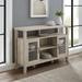 "52"" Rustic Wood TV Stand - White Oak - Walker Edison BU52JORWO"