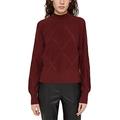 ESPRIT Damen 101CC1I309 Pullover, Garnet Red, L