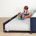 Borel Twin Solid Wood Trundle Bed by Harriet Bee kids Wood in Blue | 11.7 H x 40.7 W x 74.5 D in | Wayfair 38718752481340F79FED7A38C6D309FE