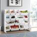 Viv + Rae™ Aaban Toy Organizer Wood/MDF in White | 31 H x 42 W x 15.5 D in | Wayfair 39E7296CE7EB445BB40239B2CF53C845