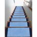 Blue 0.43 x 26 x 9 in Stair Treads - Red Barrel Studio® Ledger Non Slip Stair Tread Plastic | 0.43 H x 26 W x 9 D in | Wayfair