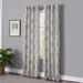 Charlton Home® Quintara Damask Grommet Single Curtain Panel Polyester in White | 63 H in | Wayfair 9B67A79BD5784C27BF929413F717633C