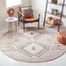 Brown/Gray 84 x 84 x 0.16 in Area Rug - Steelside™ Mackay Southwestern Handmade Flatweave Jute Gray/Beige Area Rug Jute & Sisal | Wayfair