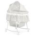 Zoomie Kids Lacy, Portable 2-In-1 Bassinet & Cradle Metal in White | 41.5 H x 18 W x 34 D in | Wayfair 4AADDAD387F14A0082F4251A6D7BFA13