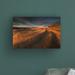 Ebern Designs The Long Winding Road by Raymond Hoffmann - Wrapped Canvas Photograph Print Canvas, Wood in White | 30 H x 47 W x 2 D in | Wayfair