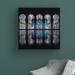 Ebern Designs Perfect Arches by Ahmed Thabet - Wrapped Canvas Photograph Print Canvas, Wood in Blue/Gray | 14 H x 14 W x 2 D in | Wayfair