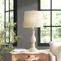 Vanderhoof 28.5" Table Lamp Resin in White Laurel Foundry Modern Farmhouse® | 28.5 H x 14 W x 14 D in | Wayfair LRKM2948 41754292