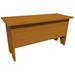 Winston Porter Kalki Solid Wood Flip top Storage Bench Wood in Green/White | 18.5 H x 36 W x 14.5 D in | Wayfair 24-sage