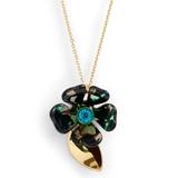 Kate Spade Jewelry | Kate Spade Petal Pushers Pendant Green Multi | Color: Gold/Green | Size: Os