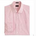 J. Crew Shirts | J. Crew Men's Ludlow Beacon Red Check Dress Shirt | Color: Red/White | Size: M