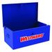 WESTWARD 499N12 WESTWARD Jobsite Box, Blue, 3.3 cu ft, 31" W x 18" D x 13" H