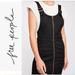Free People Dresses | Free People Overall Zip Front Mini Dress Black | Color: Black | Size: 6