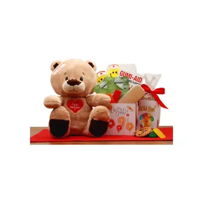 Get Well Soon Decade Gift Box - Teddy Bear