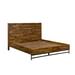 Loon Peak® Noelia Standard Bed Wood & Metal/Metal in Black | 45 H x 64 W x 86 D in | Wayfair BCCE2F501C6143F7BB90BD0EB48DE6E6