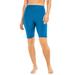 Plus Size Women's Swim Bike Short by Swim 365 in Azure Blue (Size 14) Swimsuit Bottoms