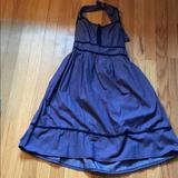 Urban Outfitters Dresses | Kimchi Blue Halter Dress From Urban Outfitters | Color: Blue | Size: L