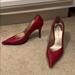 Jessica Simpson Shoes | Fire Red Jessica Simpson Pointed Toe Heels | Color: Red | Size: 6