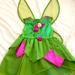 Disney Costumes | Disney Fairies Dress + Detachable Wings, Size 4t | Color: Green/Pink | Size: 4y