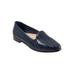 Wide Width Women's Liz Iii Flats by Trotters in Navy (Size 9 W)