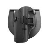 BlackHawk Sportster SERPA CMG Paddle Holster Glock 31/Glock 17/Glock 22 Right Hand Matte Gunmetal Gray 413500BK-R