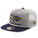 Men's New Era Gray/White NASCAR Golfer Snapback Adjustable Hat