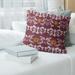 Washington Football Baroque Pattern Accent Pillow-Faux Linen