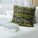 Green Bay Football Baroque Pattern Accent Pillow-Faux Suede