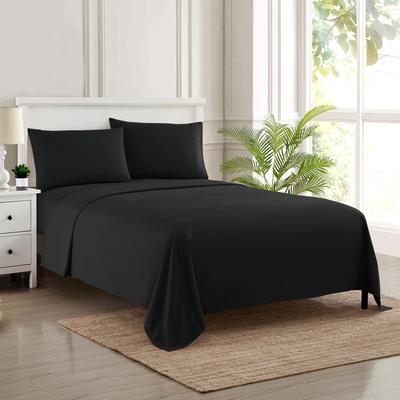 Porch & Den Edinburgh Triple Stitch 4-piece Bed Sheet Set