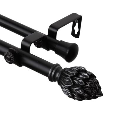 InStyleDesign Kindle Adjustable Double Curtain Rod