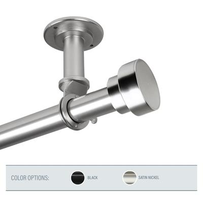 InStyleDesign Beret 1 inch Diameter Ceiling Curtain Rod/ Room Divider