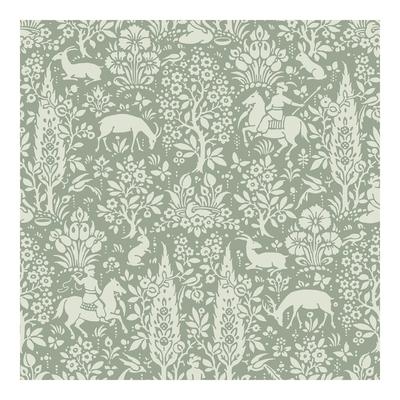 Crown Sherwood Sage Woodland Wallpaper - 20.5 x 396 x 0.025