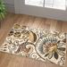 Caprice Mid-Century Modern Floral Indoor Area Rug