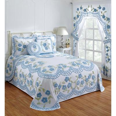 Better Trends Bloomfield Floral Tufted Chenille Cotton Bedspread