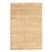 ECARPETGALLERY Hand-knotted Pak Finest Gabbeh Khaki Wool Rug - 4'1 x 6'3