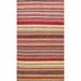 Chevron Gabbeh Kashkoli Oriental Area Rug Wool Handmade Carpet - 6'7" x 9'2"