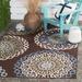 SAFAVIEH Veranda Felizitas Geometric Medallion Indoor/Outdoor Area Rug