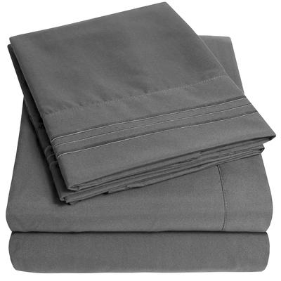 Sweet Home Collection 4 Piece Sheet Set, Ultra Soft 1800 Series, Double Brushed Microfiber