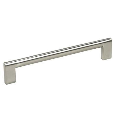 Contemporary 6-15/16" Key Shape Design Stainless Steel Finish Cabinet Bar Pull Handle (Case of 4)