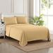 Deep Pocket Soft Microfiber 4-piece Solid Color Bed Sheet Set