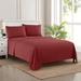 Deep Pocket Soft Microfiber 4-piece Solid Color Bed Sheet Set